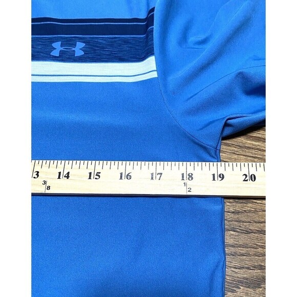 Under Armour Men's Size Small UCLA Striped Polo Shirt Short Sleeve Embroidered - Picture 6 of 8